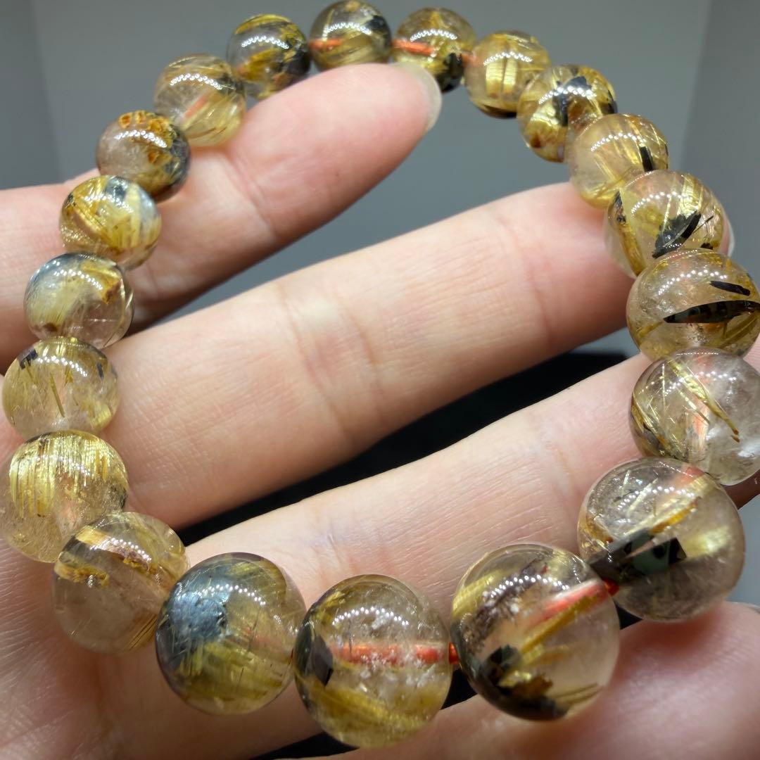 ◯075 太陽放射 ゴールド タイチン ルチル クォーツ◯