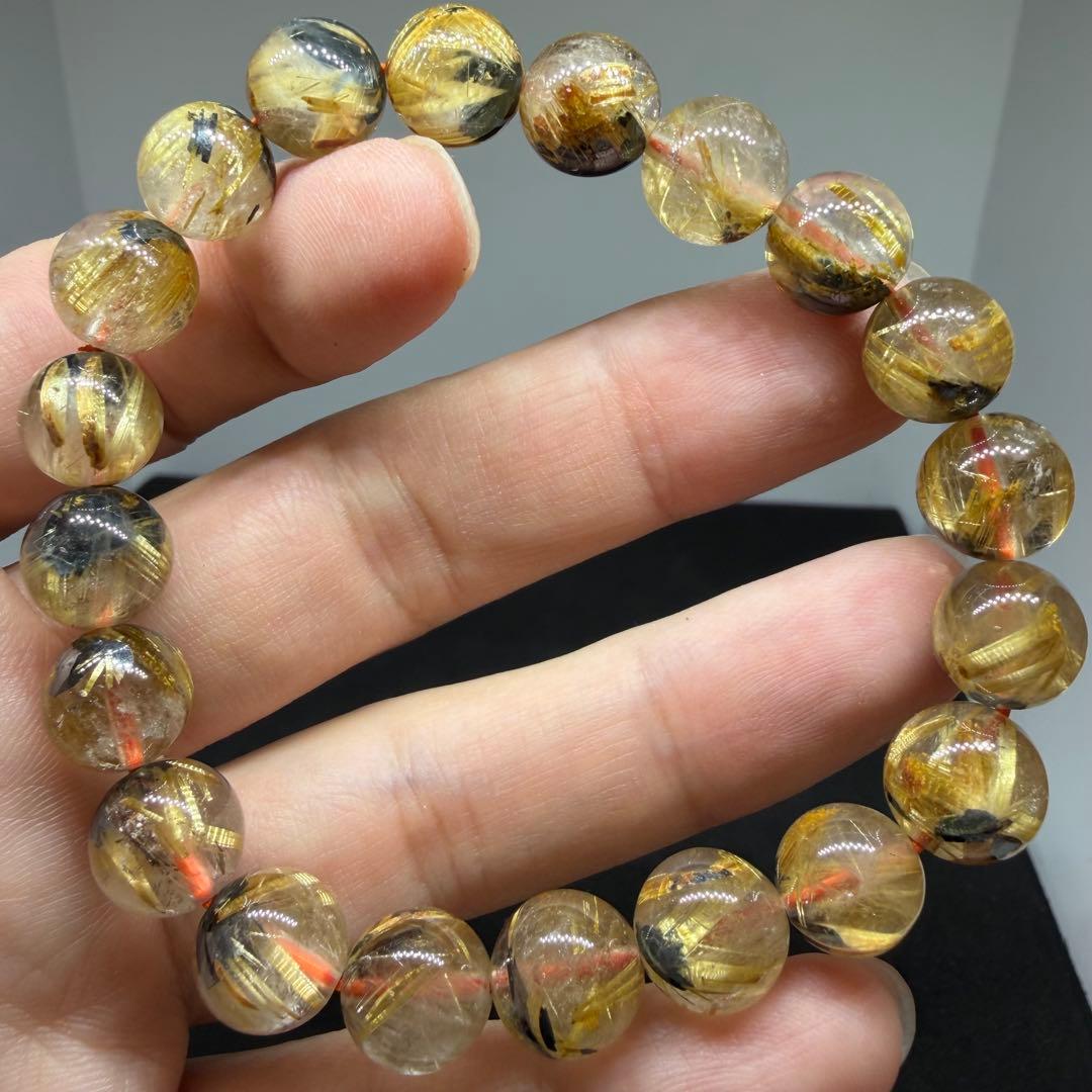 ◯075 太陽放射 ゴールド タイチン ルチル クォーツ◯