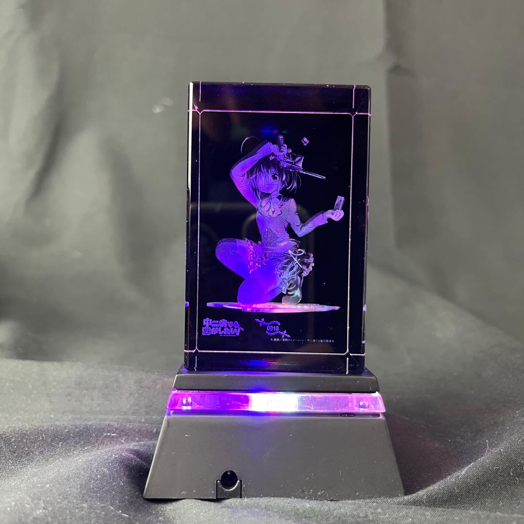 中二病でも恋がしたい！ 3Dクリスタル 小鳥遊六花 クリスタルガラス