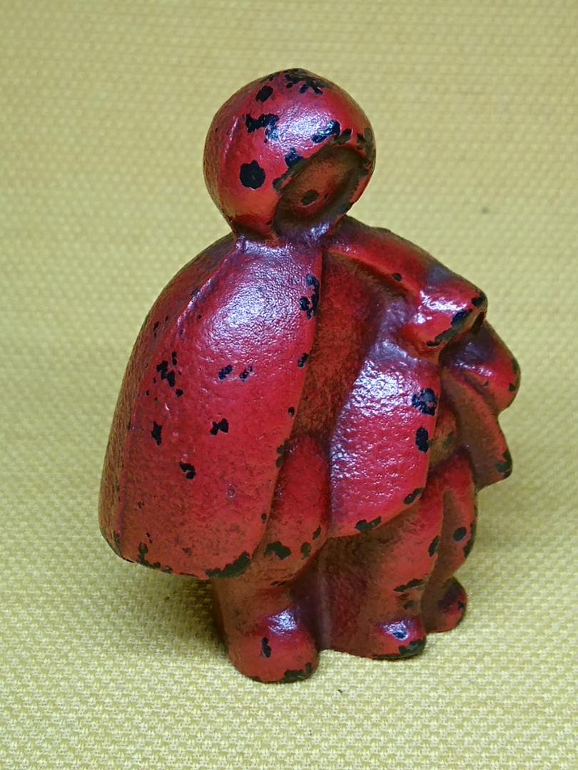 人形　金属　彫像　オブジェ　置物　インテリア　工芸品　美術品　A1302