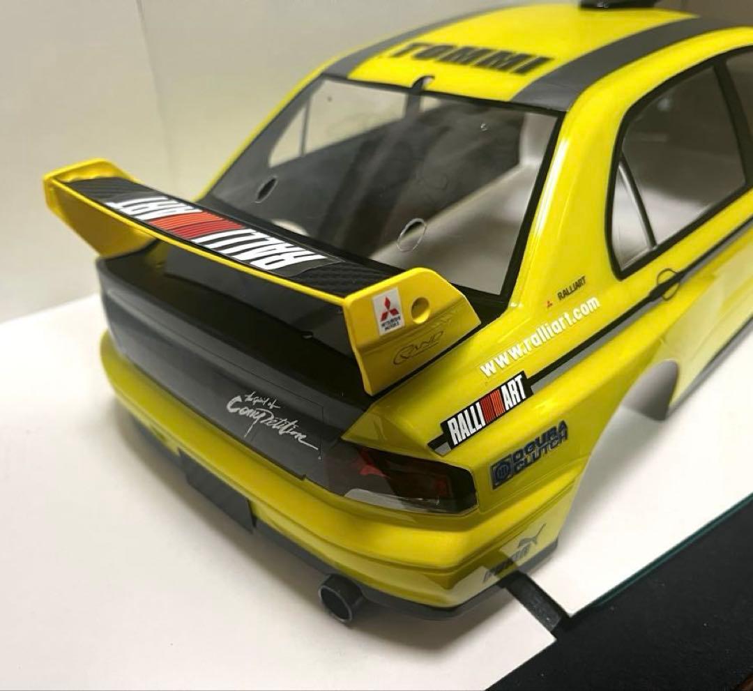 ラジコン 1/10 タミヤ 三菱ランサーエボリューションⅦボディのみ。未走行