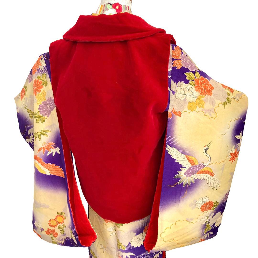 アンティーク3歳 女の子 子供着物 七五三 アンティーク着物 NO4