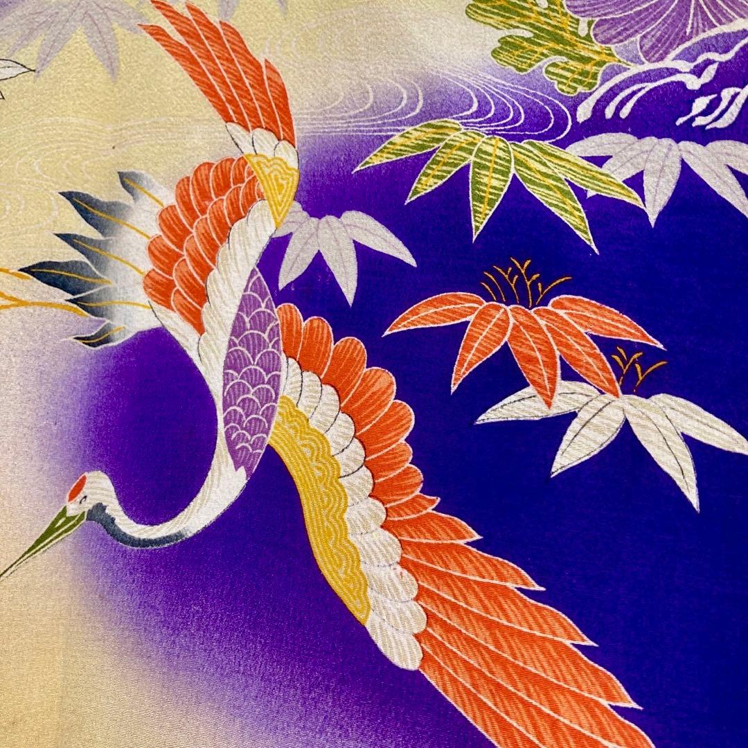 アンティーク3歳 女の子 子供着物 七五三 アンティーク着物 NO4