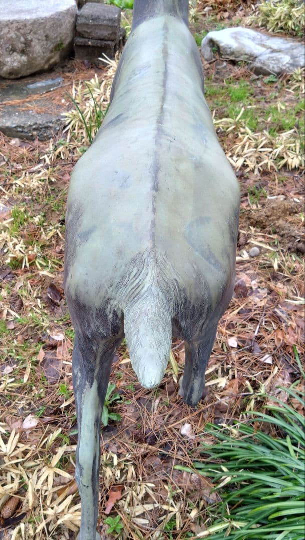 青銅の鹿　つがい(雄)