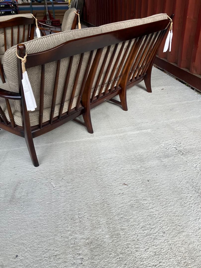 カリモク　コロニアル　3pソファー