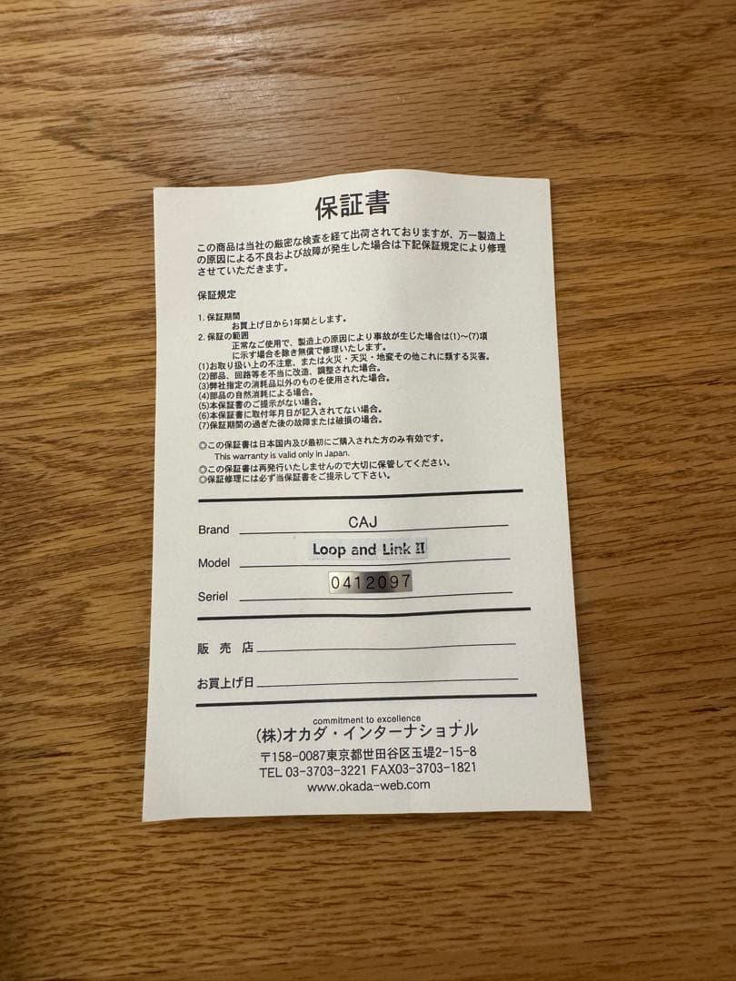 ギター CAJ Loop and Link II