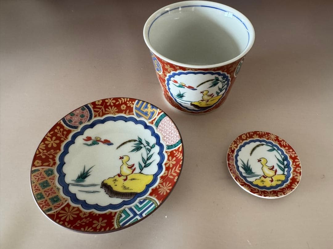 FEILER フェイラー ハイジ 九谷焼 梅菊 庄三 2セット