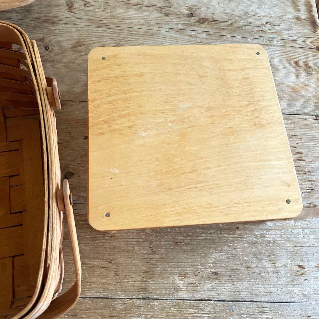 アメリカ アンティーク 大きな ロンガバーガー ピクニック バスケット