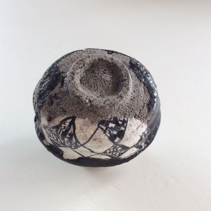 #唐津焼 #丸田宗彦作 #ぐい呑 #黒織部