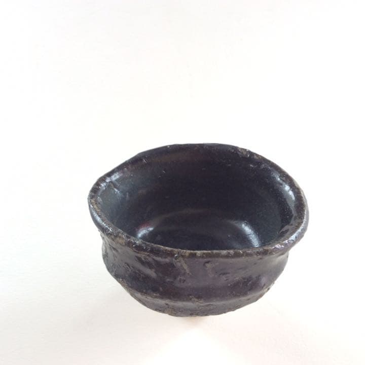 #唐津焼 #丸田宗彦作 #ぐい呑 #黒織部