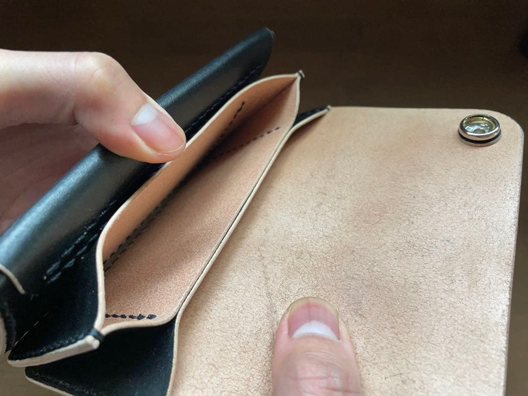 ミドルトラッカーウォレット 姫路レザー