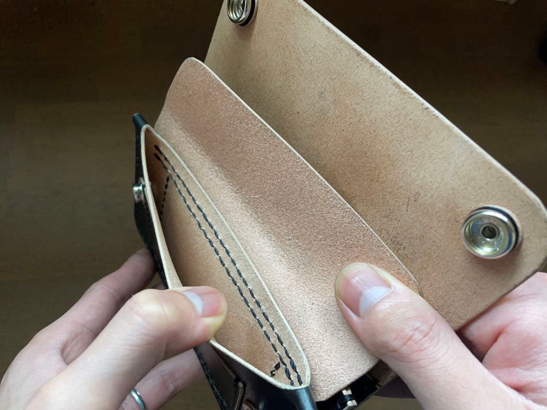 ミドルトラッカーウォレット 姫路レザー