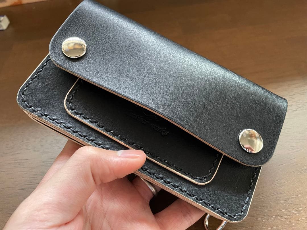 ミドルトラッカーウォレット 姫路レザー