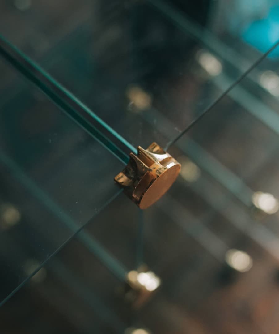 ガラスモジュールラック　ヴィンテージ