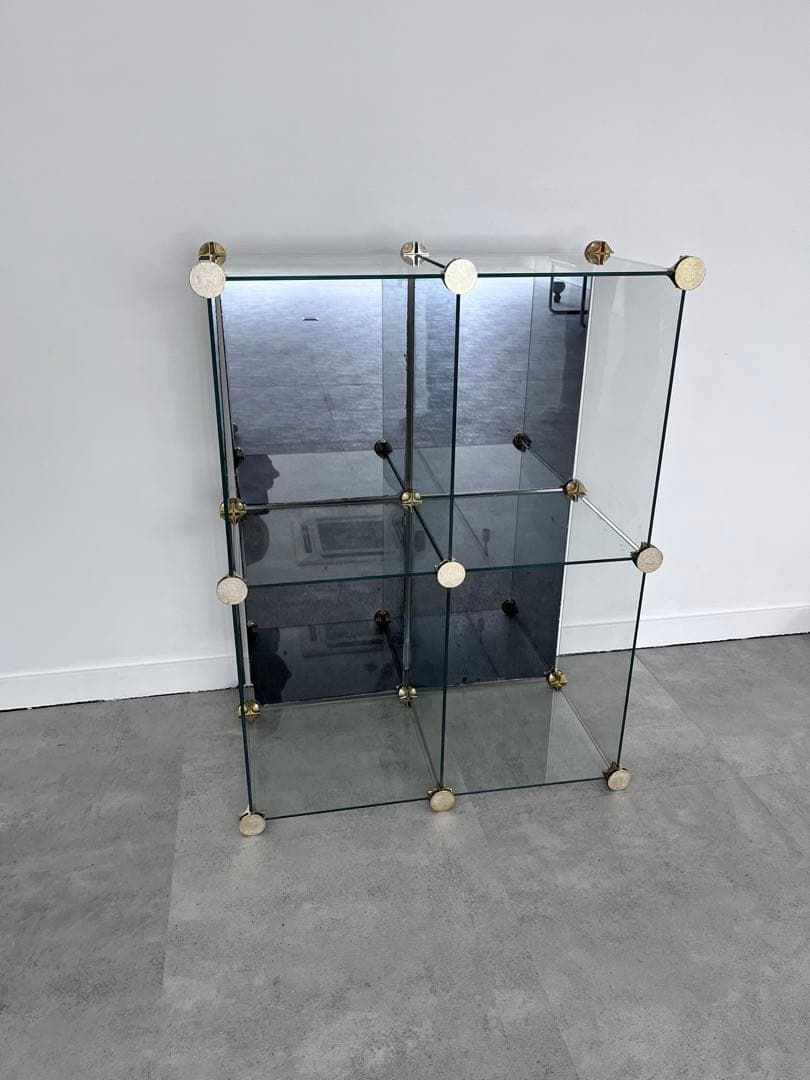 ガラスモジュールラック　ヴィンテージ