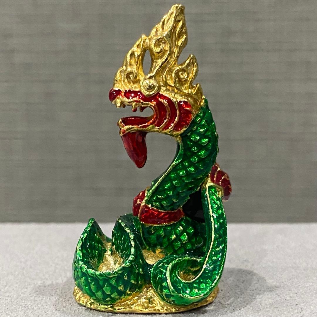 新品未使用【パヤナーク像】 ナーガ神(龍人　蛇神)2体セット