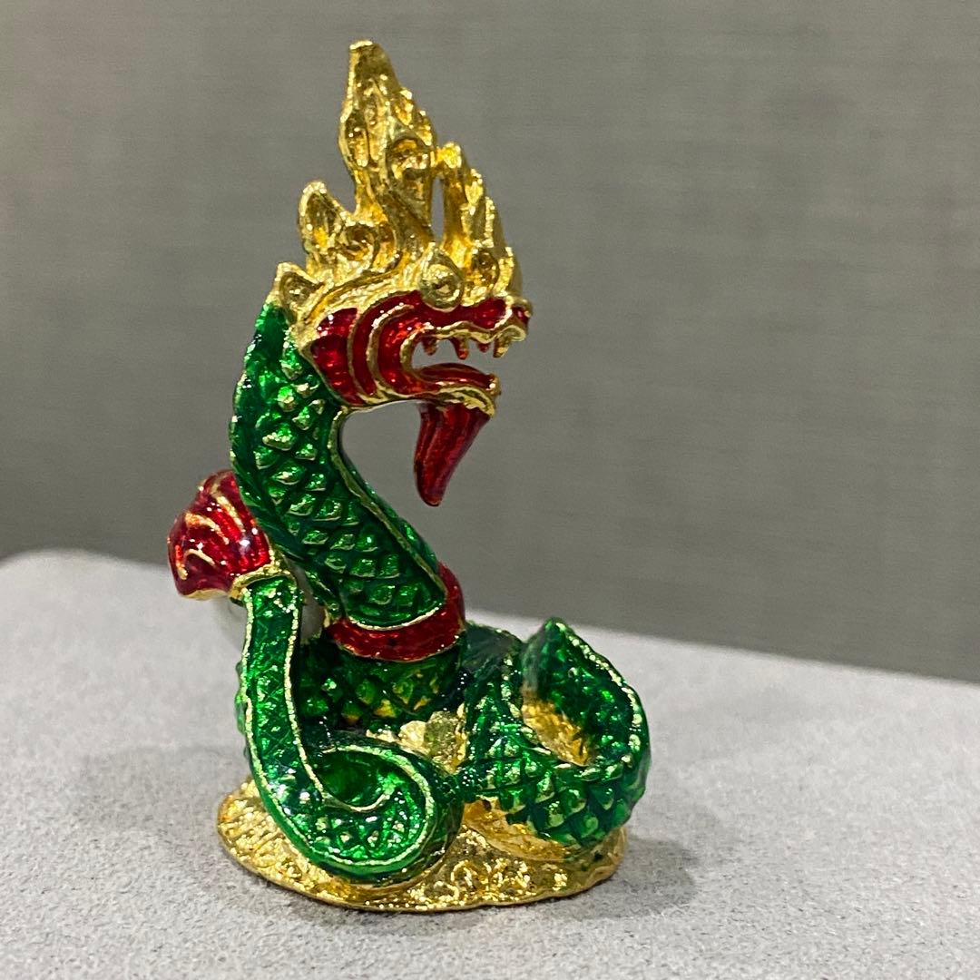 新品未使用【パヤナーク像】 ナーガ神(龍人　蛇神)2体セット