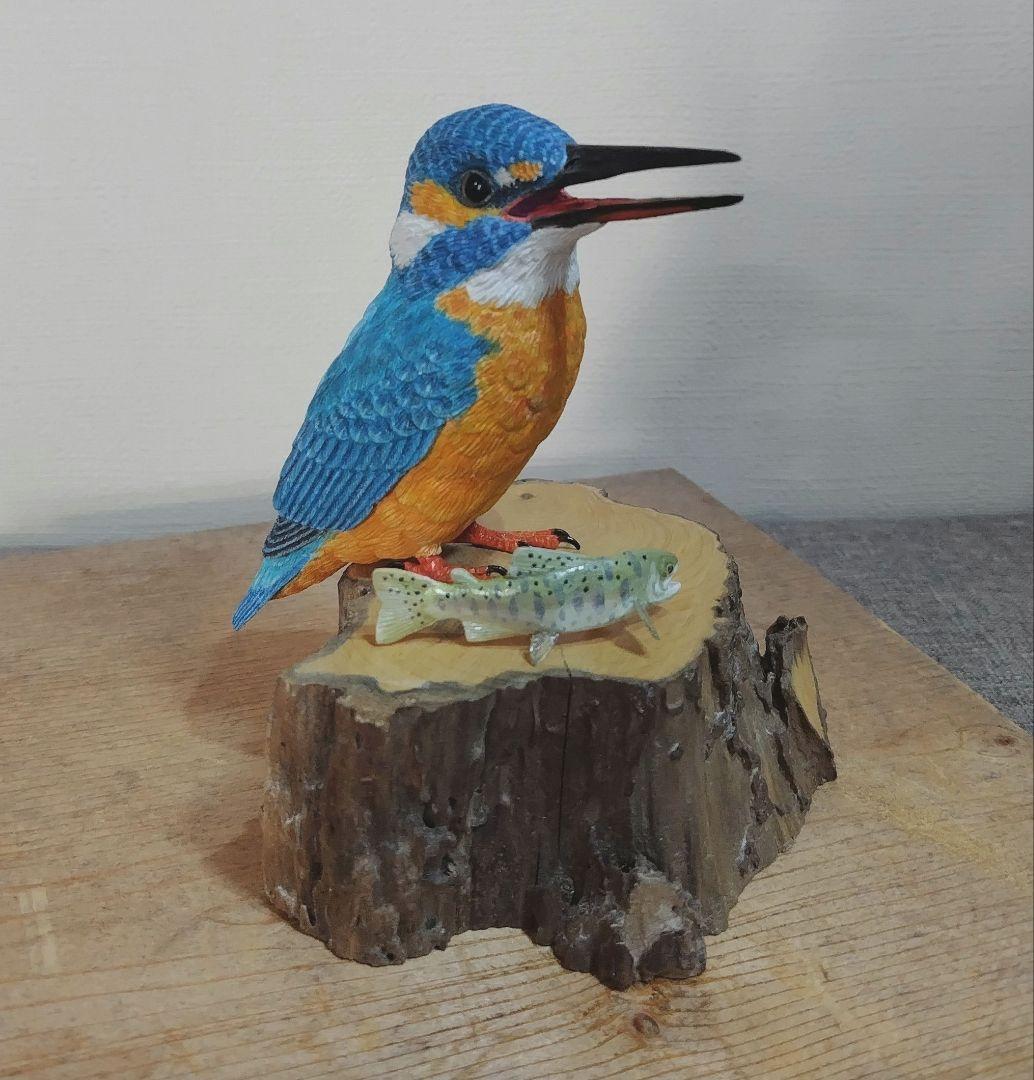 ミニバードカービング　\"カワセミ“