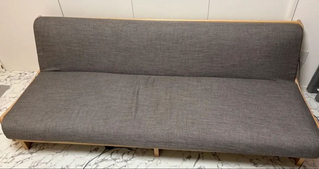 3人掛けソファ・ベッドスタイル　ごろ寝ソファ　モーブル　【送料込み】