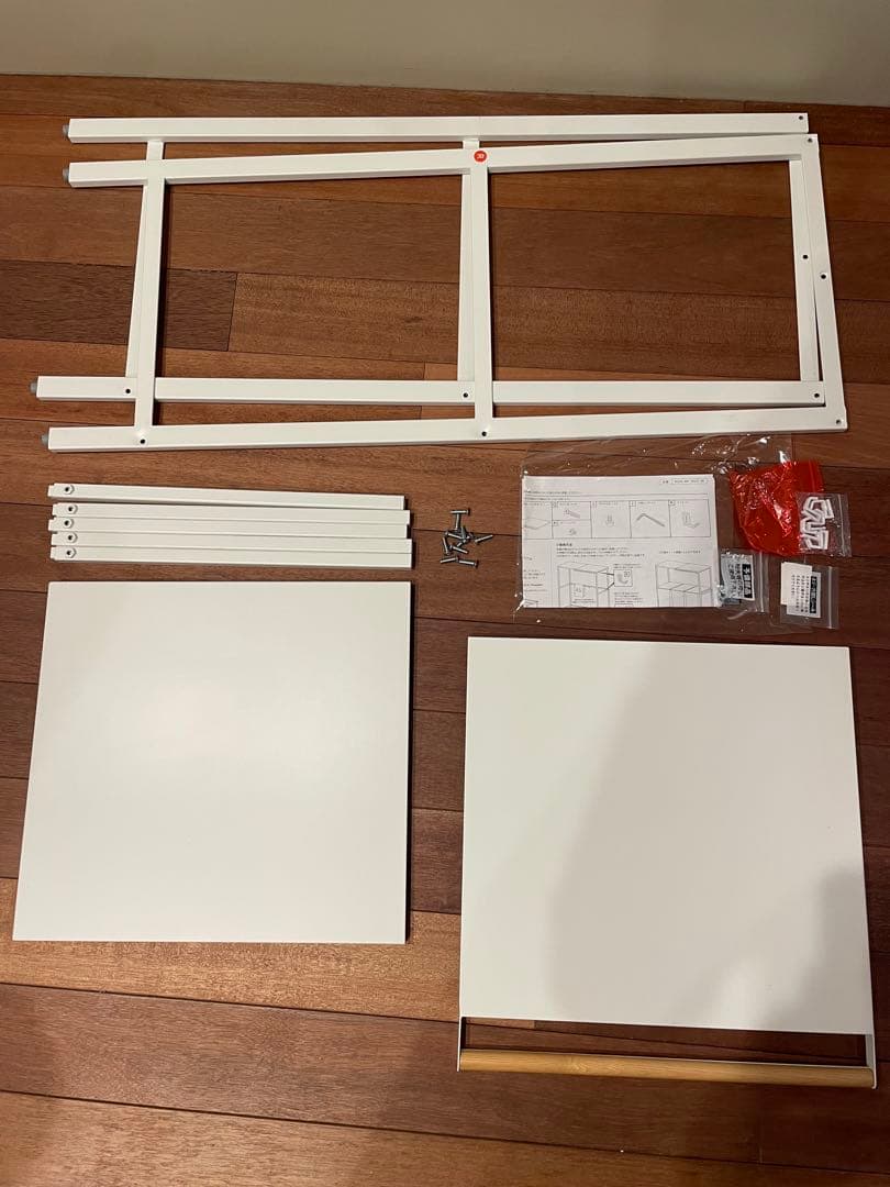 山崎実業 tower 伸縮ゴミ箱上ラック　ホワイト