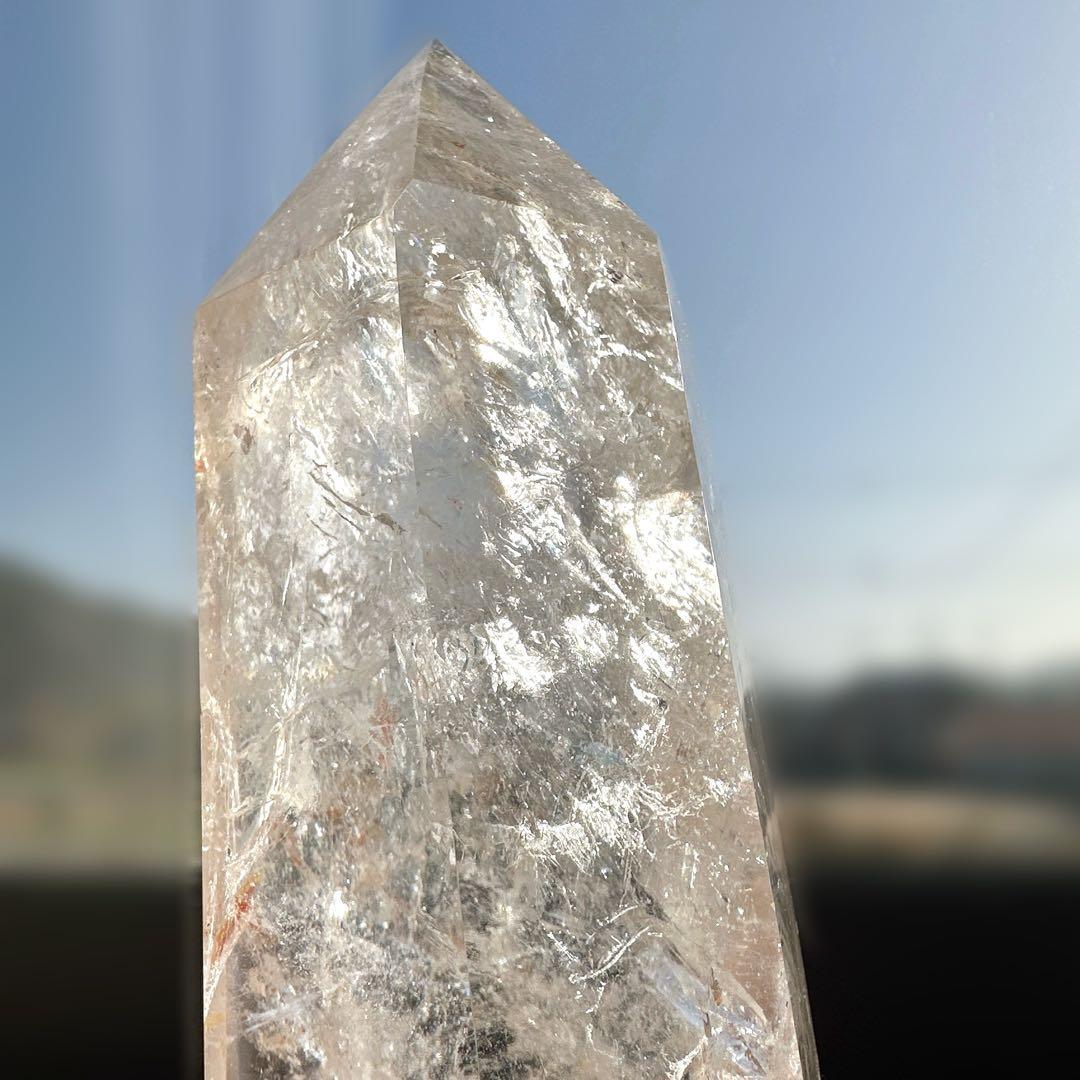 オーロラクォーツ　ライモナイト　ポイント　タワー　天然石
