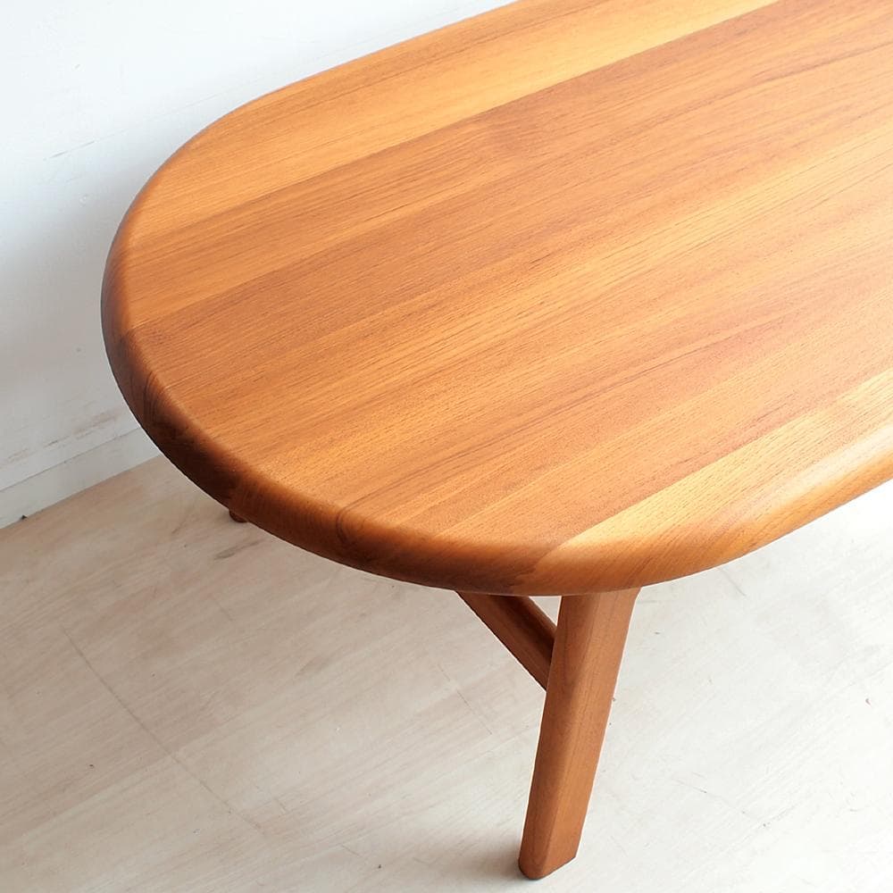 デンマーク製 チーク無垢材 コーヒーテーブル 北欧ビンテージ ZR24118