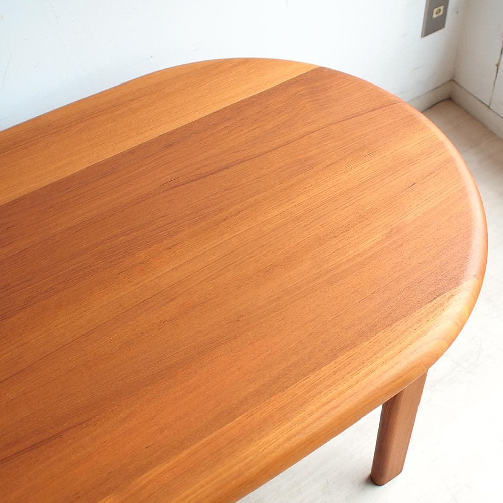 デンマーク製 チーク無垢材 コーヒーテーブル 北欧ビンテージ ZR24118