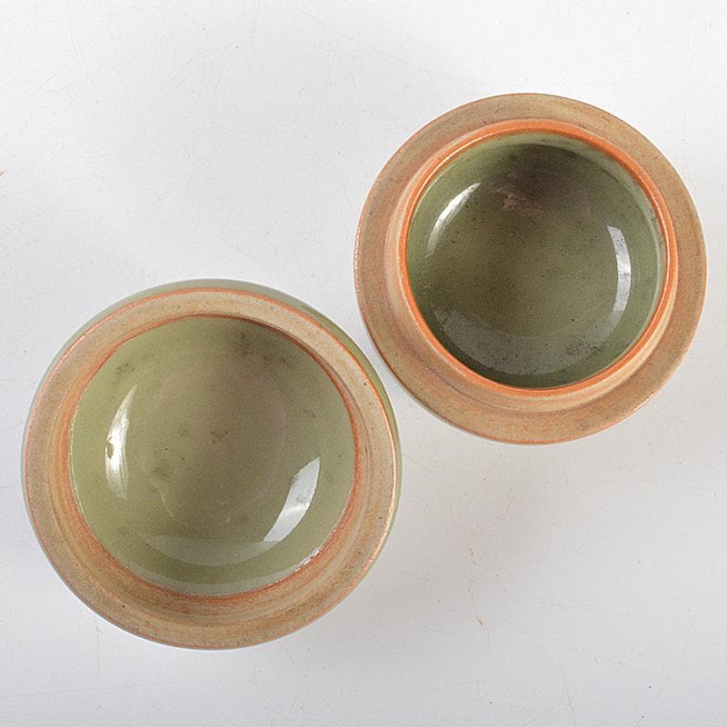 茶道具 諏訪蘇山作 青磁 牛 香合 共箱 M R7261 - メルカリ