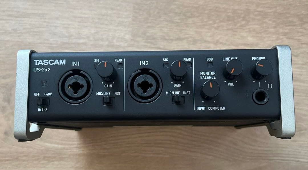 《中古》TASCAM US-2x2 オーディオインターフェイス
