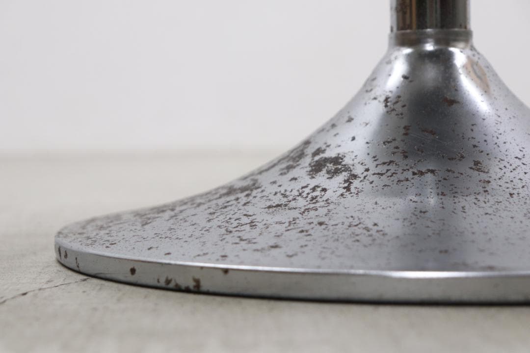 レトロ ヴィンテージ スツール ラウンド 円形 ミッドセンチュリー 合皮 2