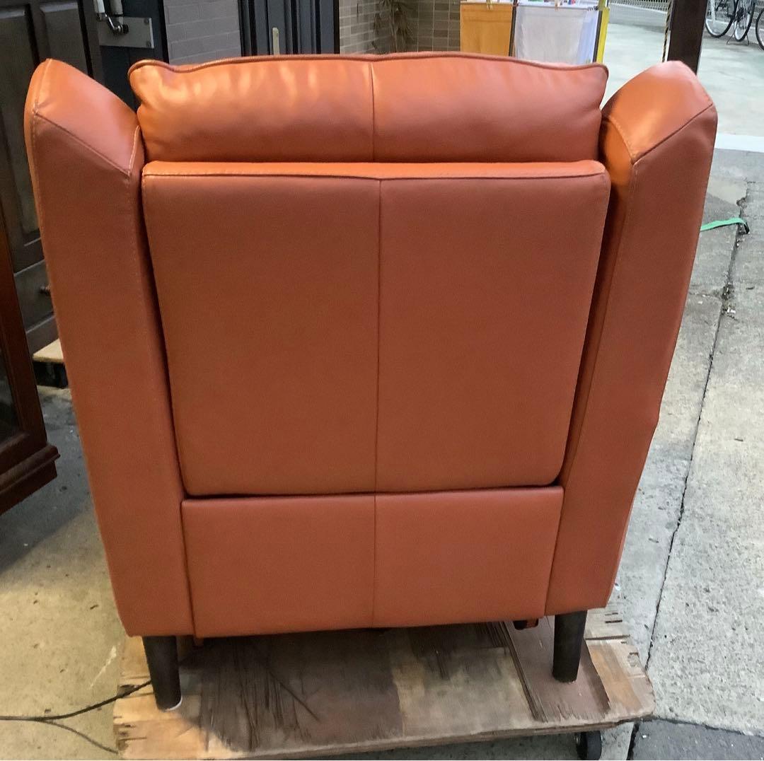 革張り 電動リクライニングチェア ワタリジャパン 1人掛け（★）