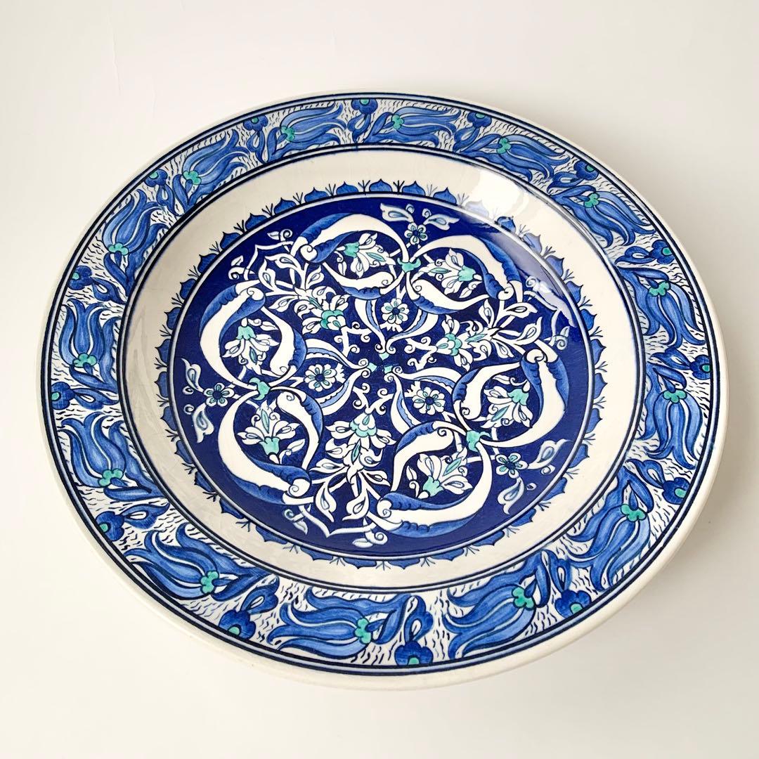 トルコ製　特大皿　特大ボウル　32.5cm