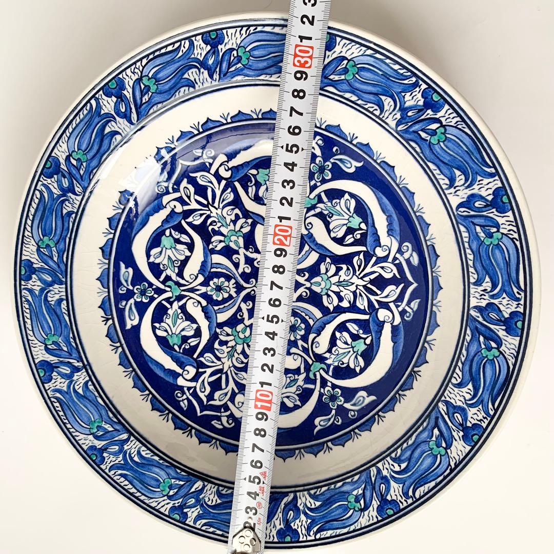 トルコ製　特大皿　特大ボウル　32.5cm