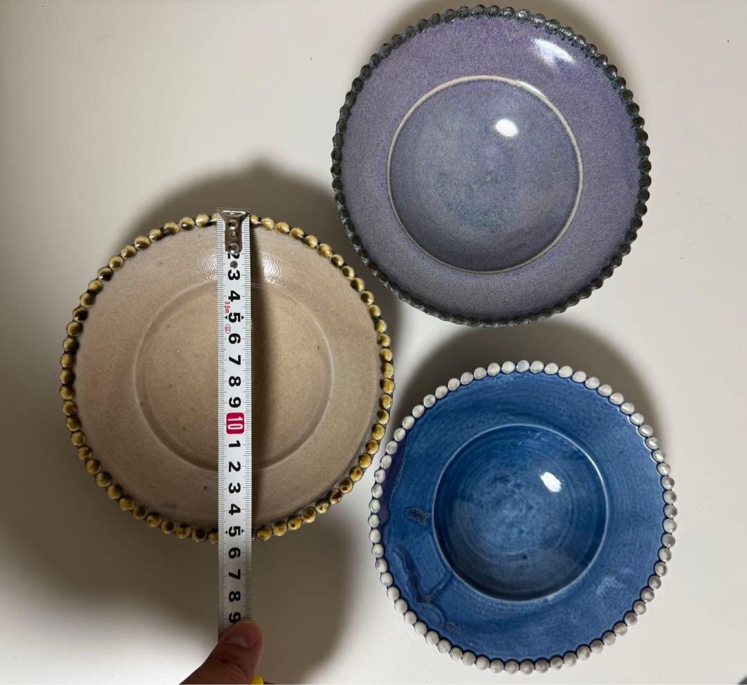 魚谷あきこ　皿　直径約15cm 3枚セット