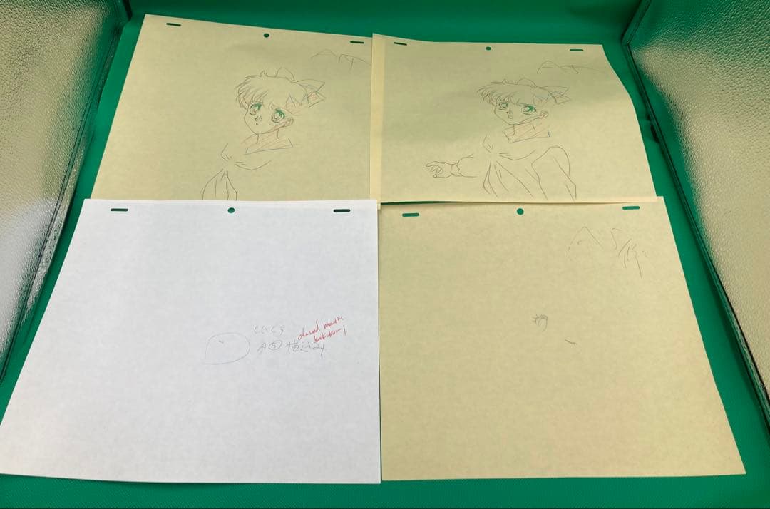 セーラームーン　原画　修正原画　レイアウトコピー　セル画