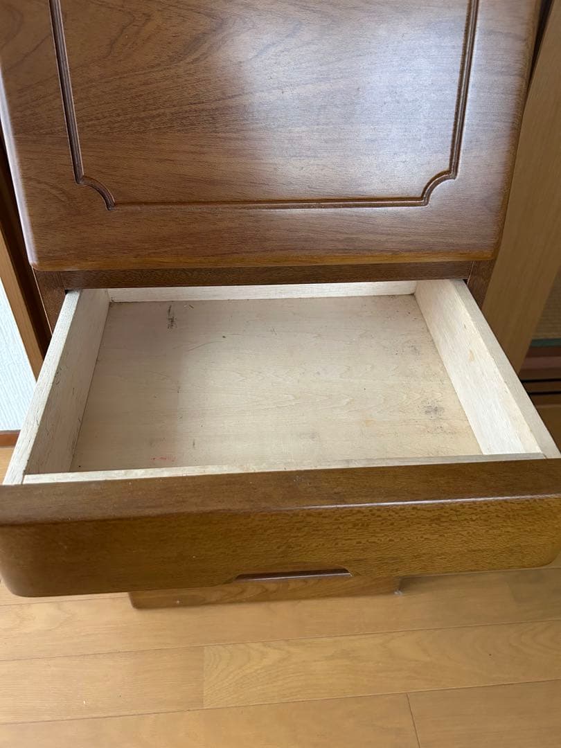 木製電話台　レトロ