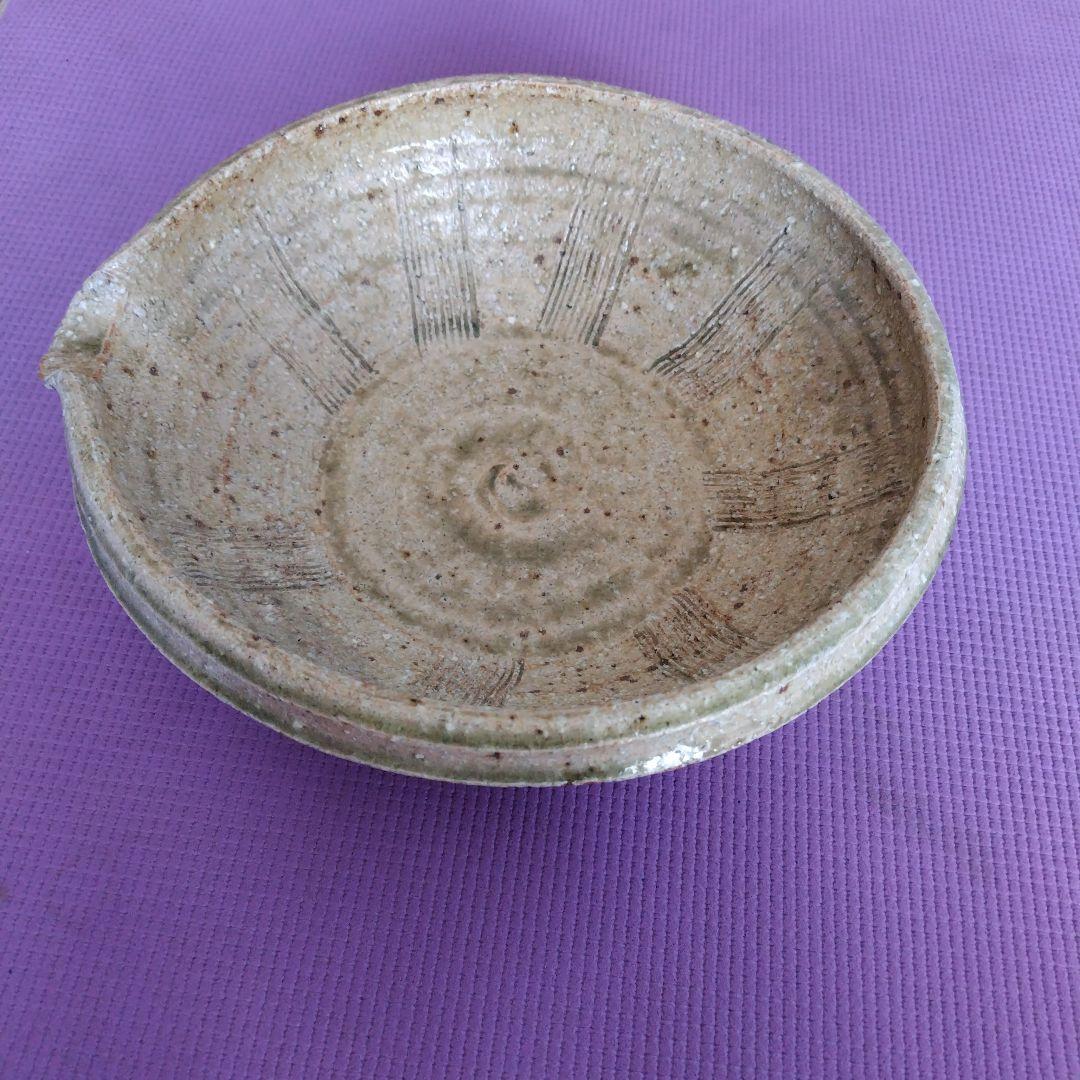 陶芸作家作 伊賀焼 片口ボウル