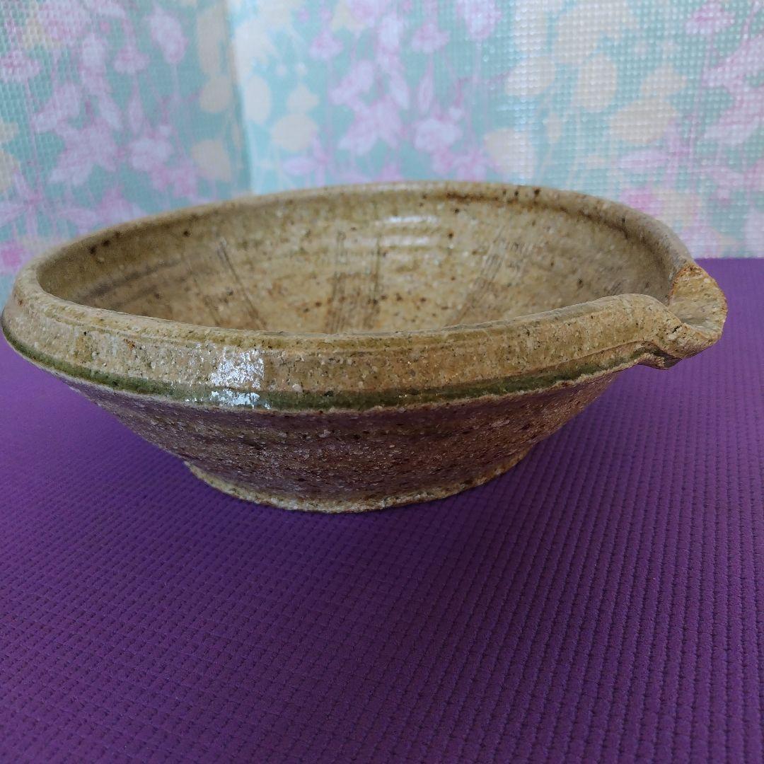 陶芸作家作 伊賀焼 片口ボウル