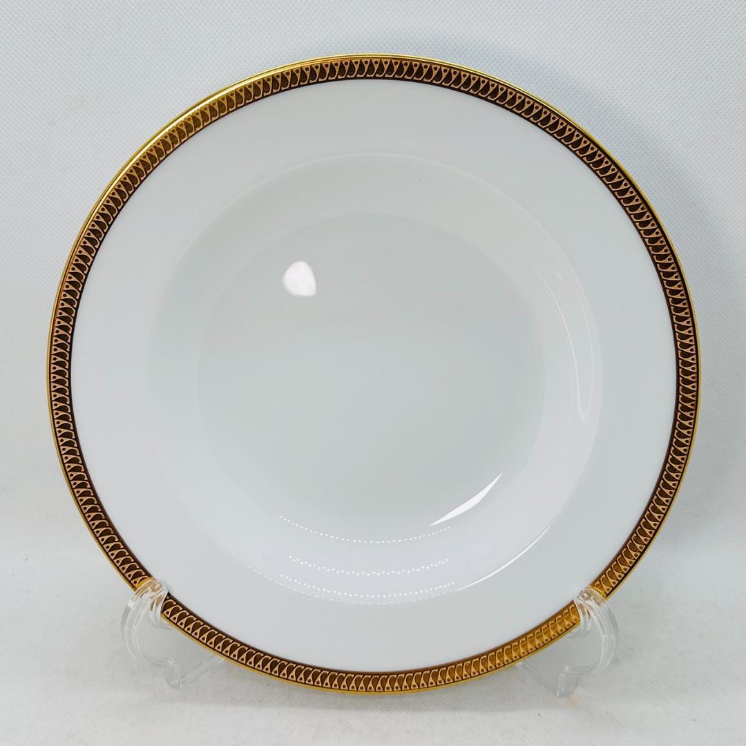 専用　未使用 大倉陶園 スープ パスタ プレート 皿 22.5㎝ 4枚セット