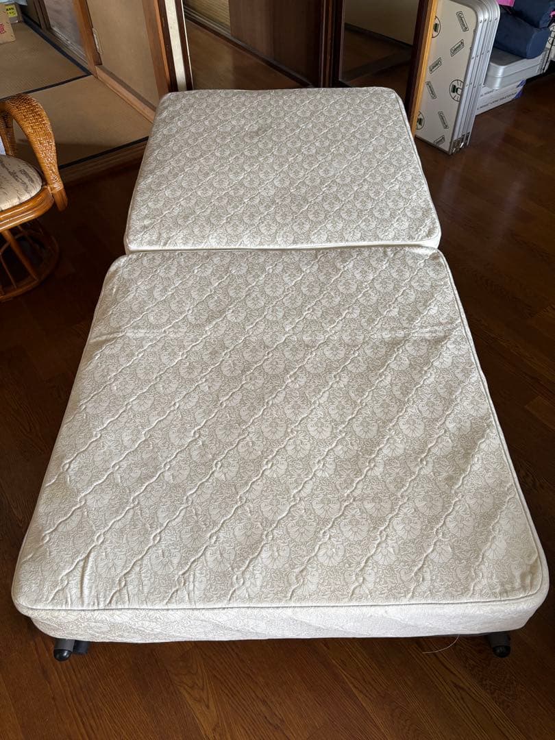 アイリスオーヤマ　折りたたみコイル電動ベッド