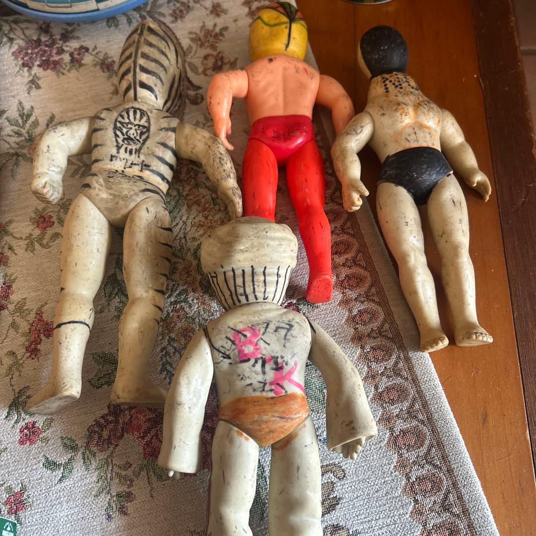 レトロ フィギュアセット ソフビ 当時物 ジャンク