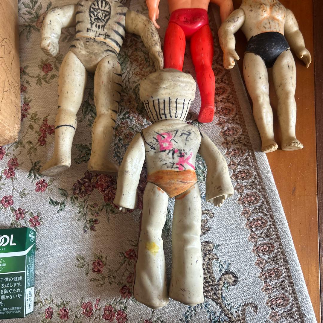 レトロ フィギュアセット ソフビ 当時物 ジャンク