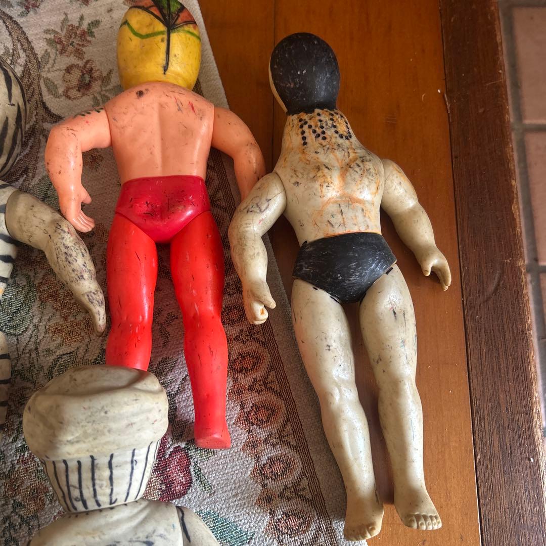 レトロ フィギュアセット ソフビ 当時物 ジャンク