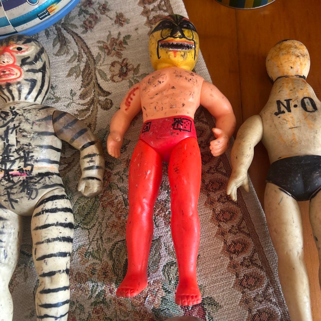 レトロ フィギュアセット ソフビ 当時物 ジャンク