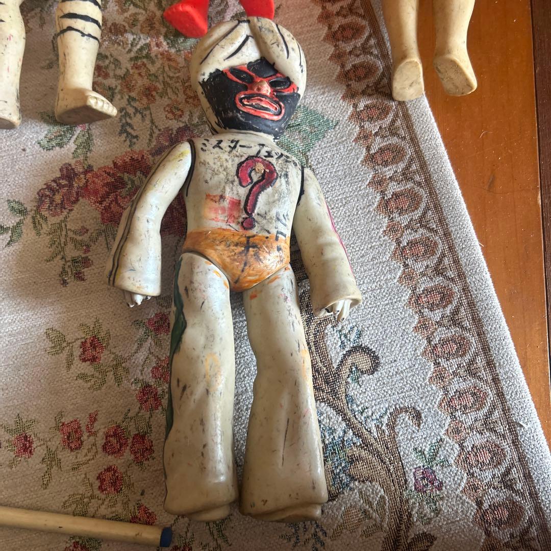 レトロ フィギュアセット ソフビ 当時物 ジャンク