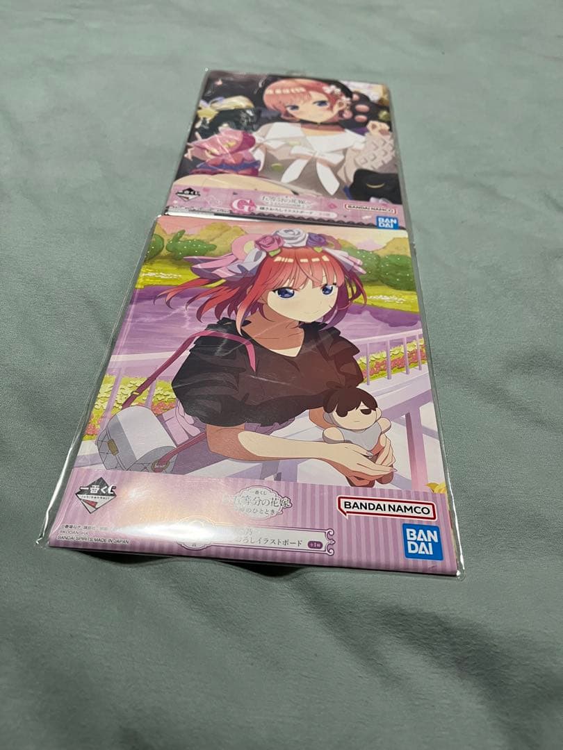 五等分の花嫁( ラストゲット賞)(込)A2ポスター、イラストボード(合計14