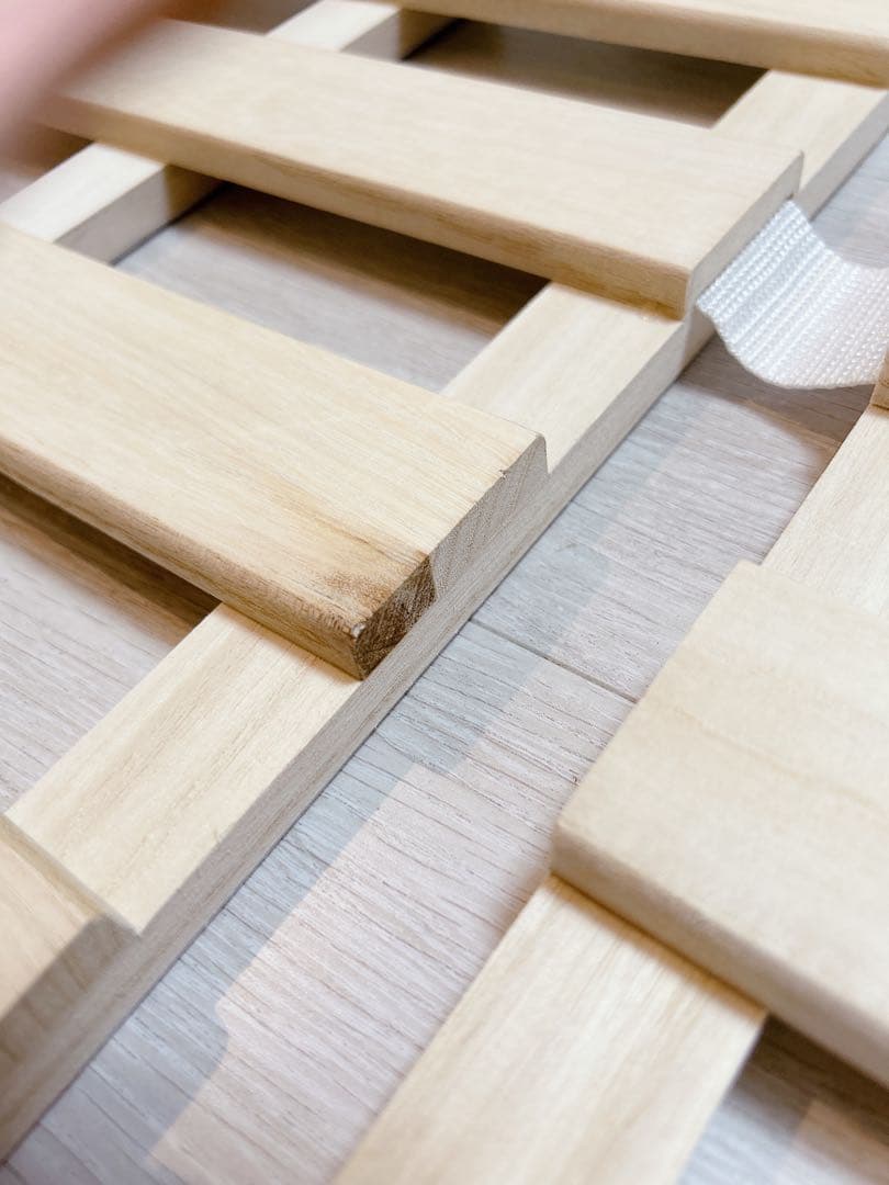 タンスのゲン 木製 四つ折り すのこ クイーンサイズ