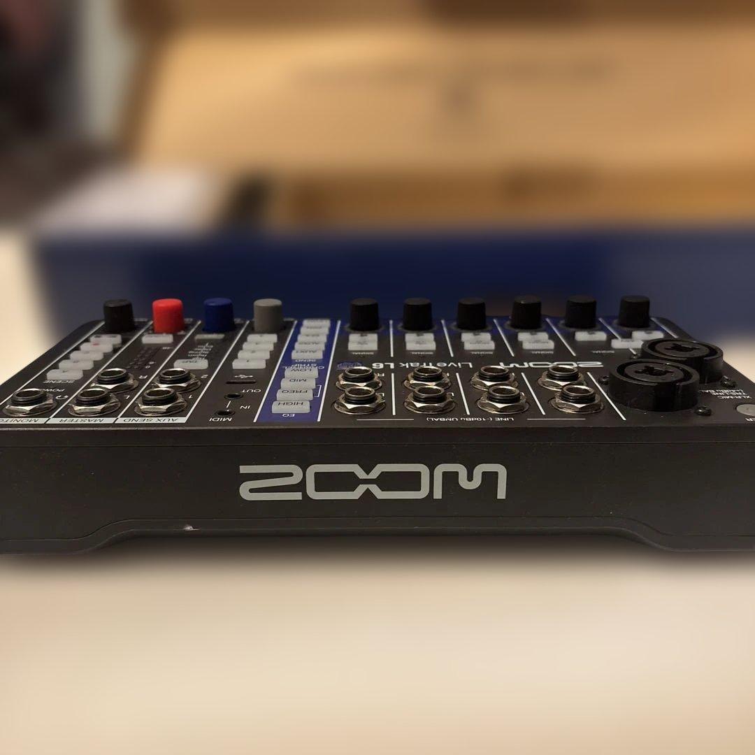 【即配送・箱あり】ZOOM LiveTrak L6 デジタルミキサー付属品あり