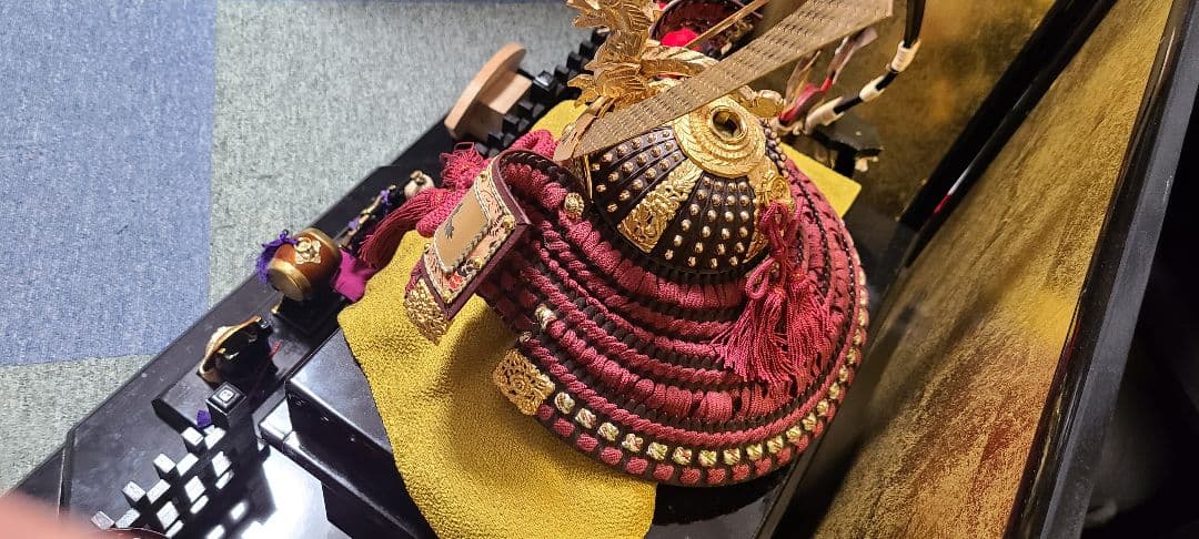 晴久 作 5月人形 兜