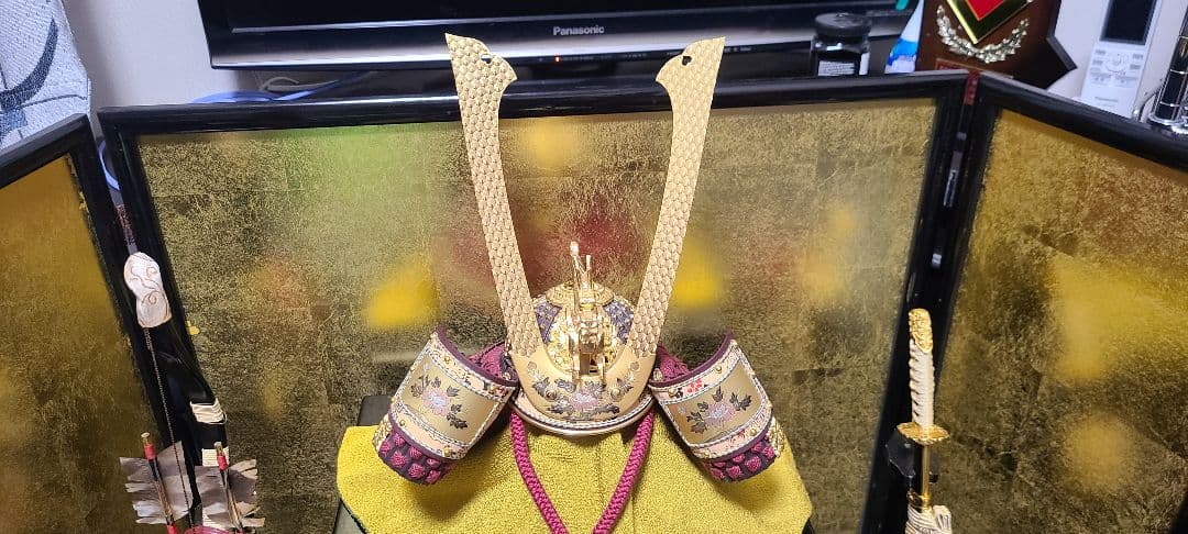 晴久 作 5月人形 兜